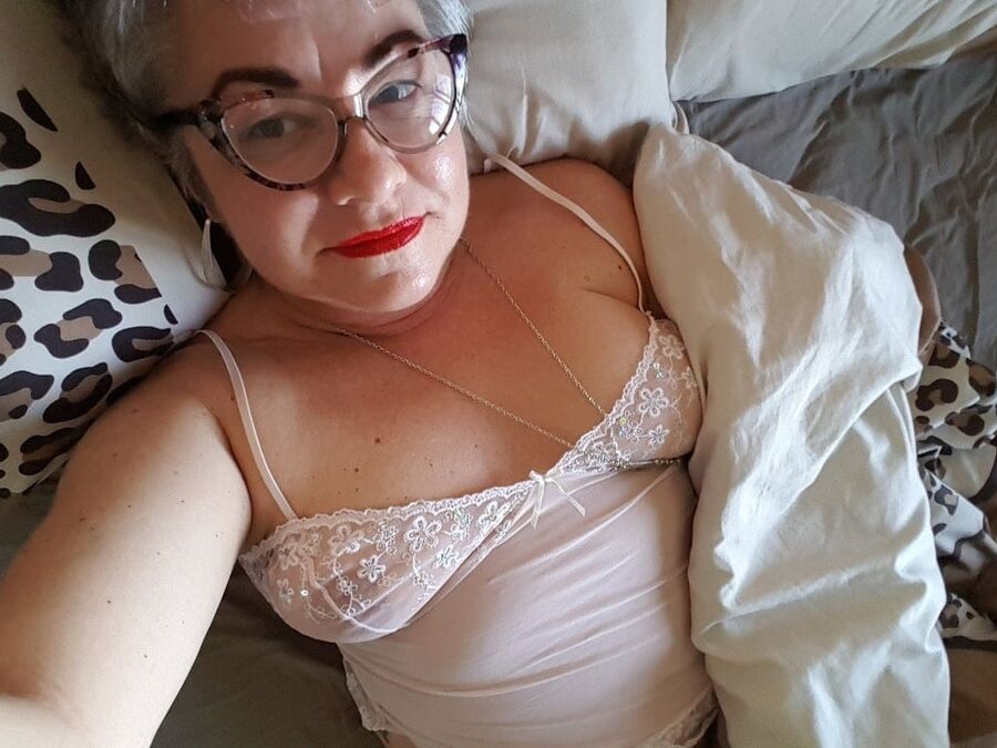 Grannys tits and cunt