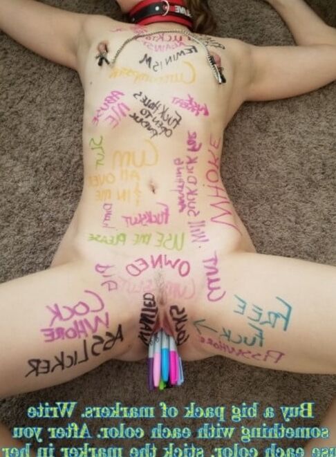 Humiliated Sluts (Bodywriting)
