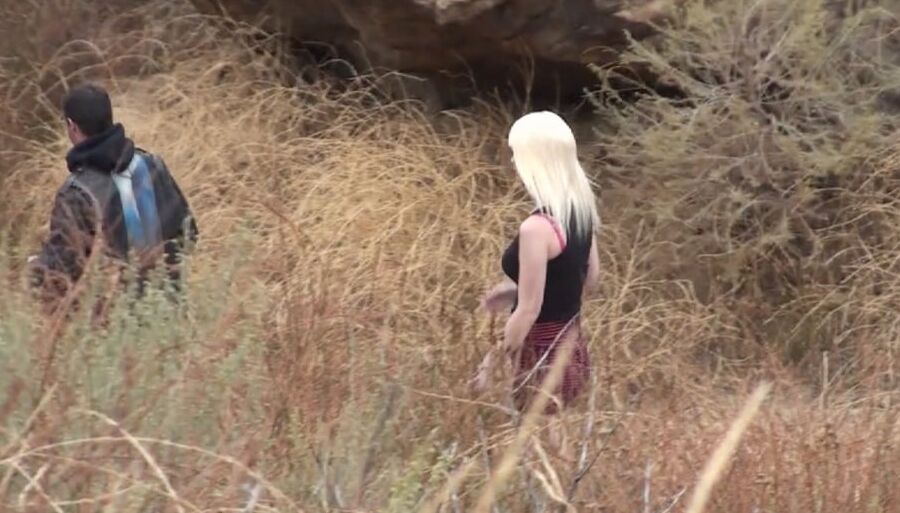 Voyeur - Blonde Fucked Outdoors