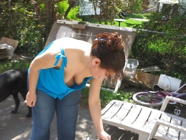 going bra less!