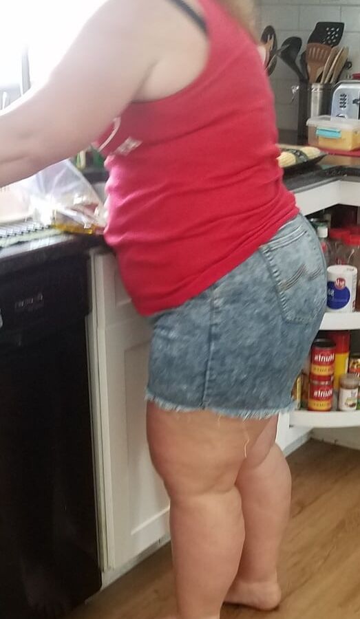 In kitchen