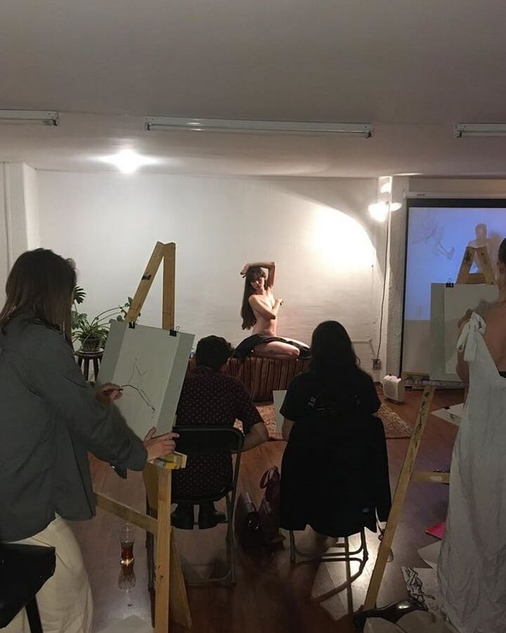Nude art models