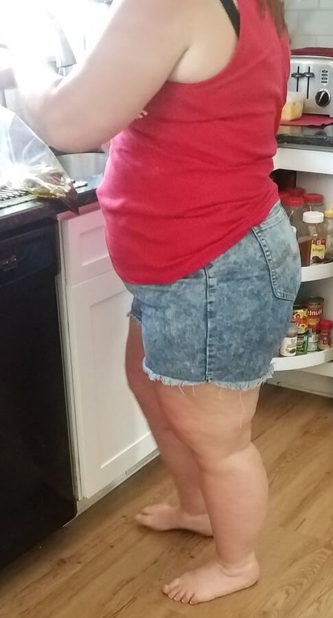 In kitchen