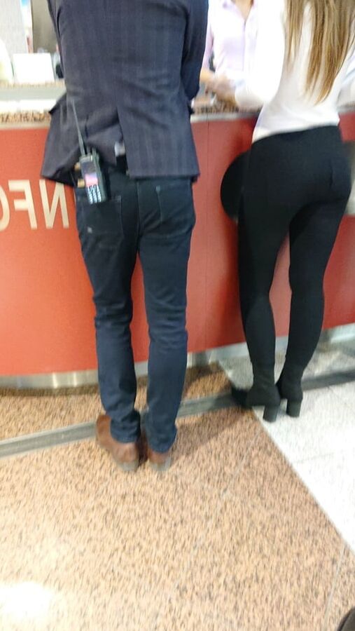 nice lady in pants and nice legs