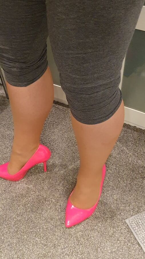 Pink fuck-me Heels
