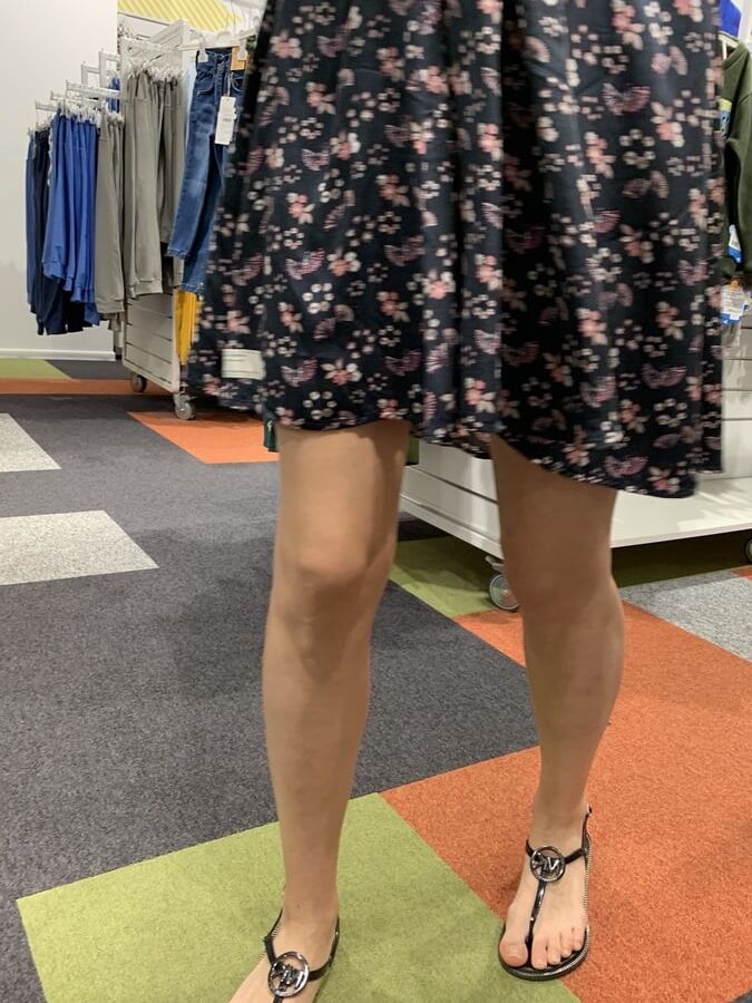 Beauty girl upskirt