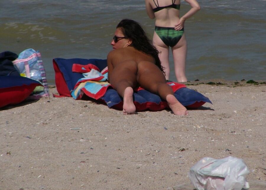 Brune a la plage II