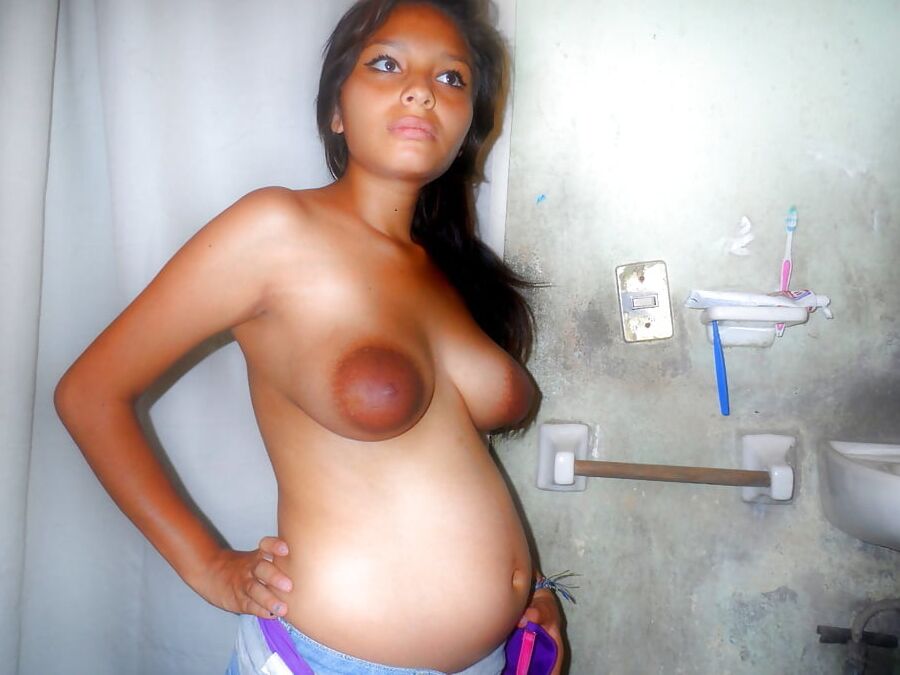 Embarazada grandes aureolas