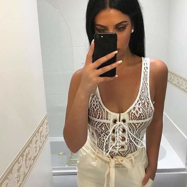 Swimwear selfies