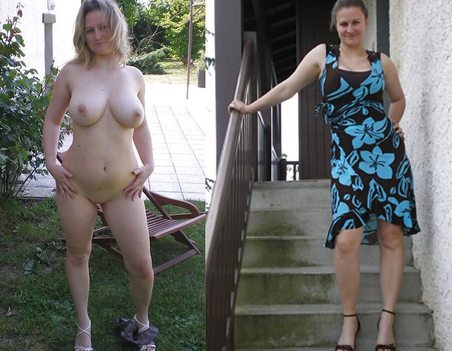 Real mature wives dressed - undressed
