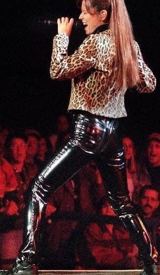 Shania Twain in Latex and Leather