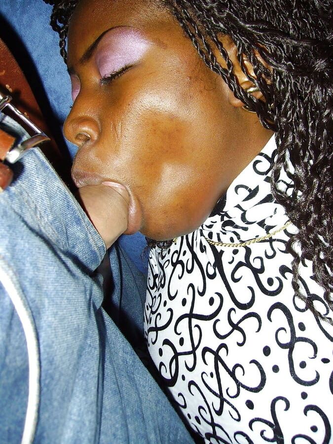 Sweet Ebony girl with man