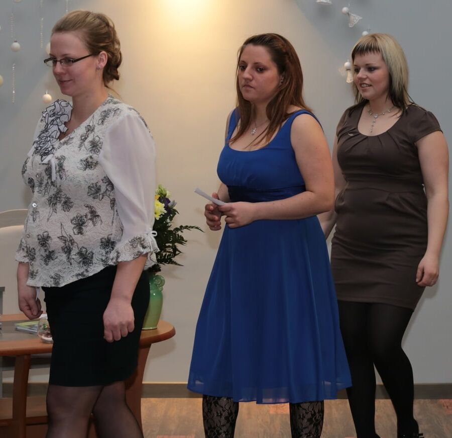 Graduation Girls in Pantyhose