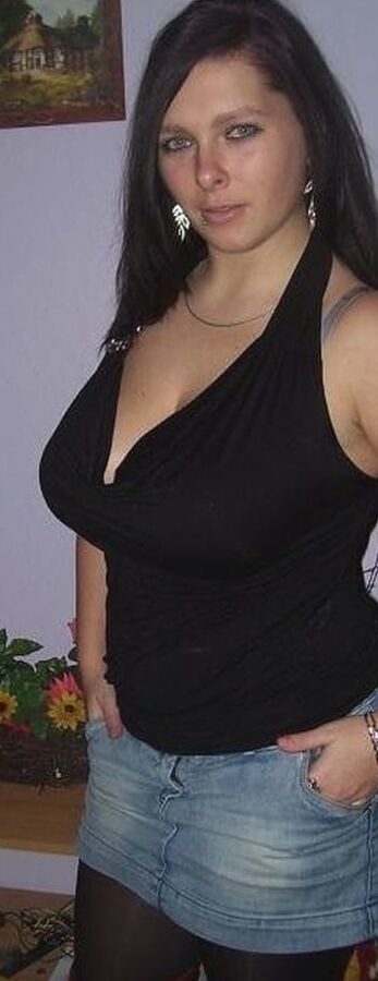 Stunning sexy busty Polish amateur wife with big tits