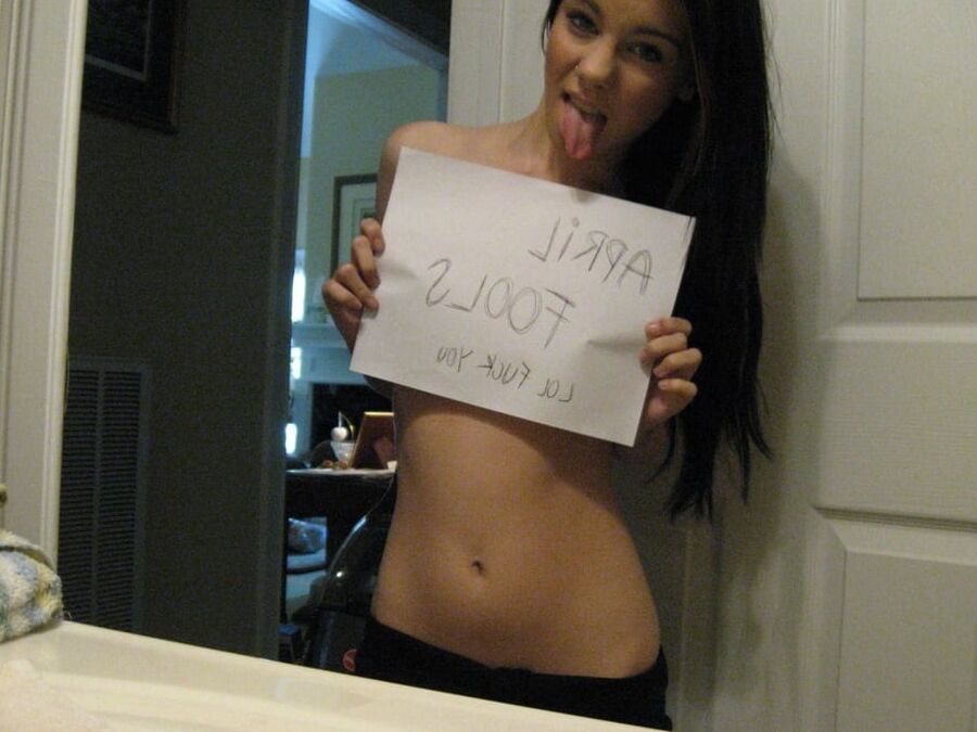 Sluts holding expose me signs