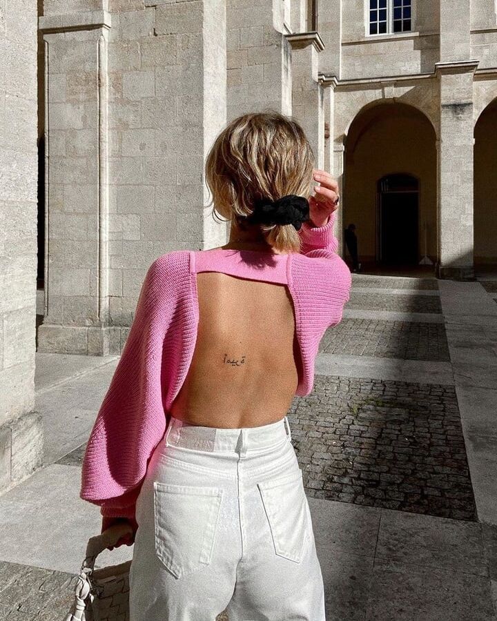 Backless Dress Tattoo