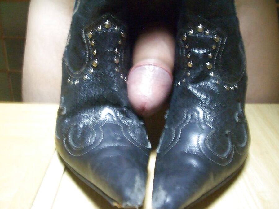 In western boots
