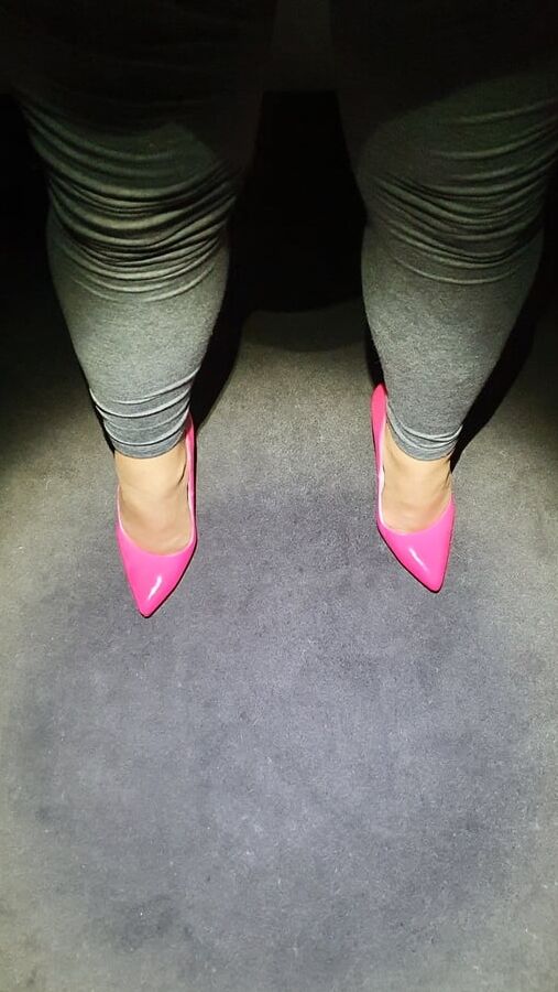 Pink fuck-me Heels