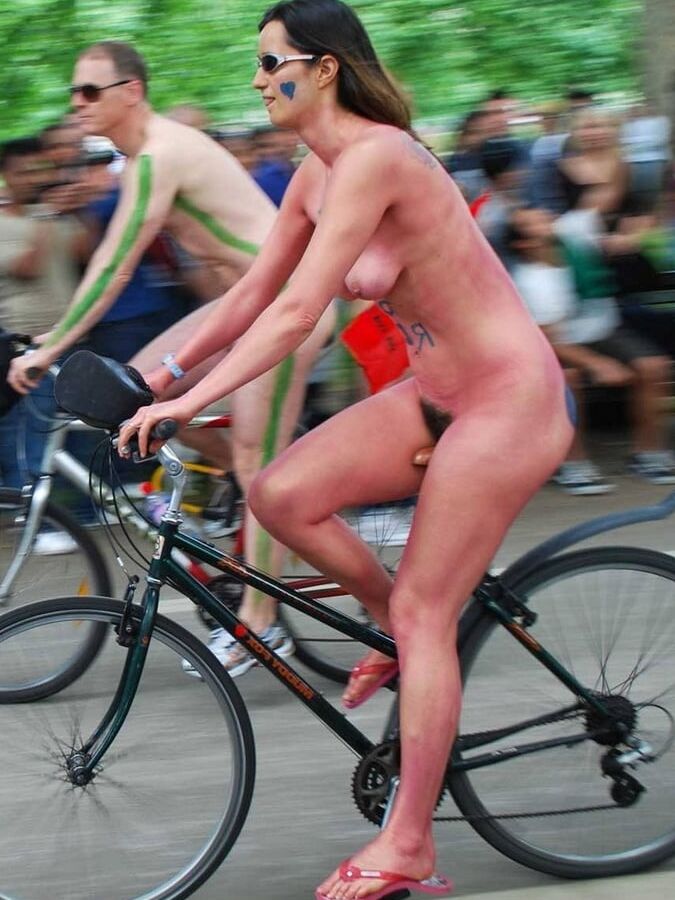Red Body Paint London WNBR (word naked bike ride)