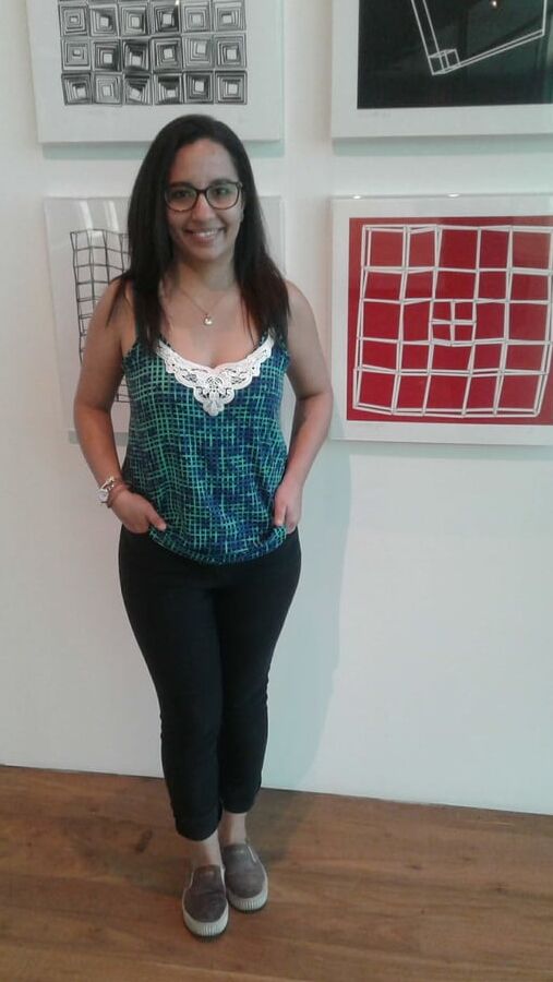 Hot young mom at the museum