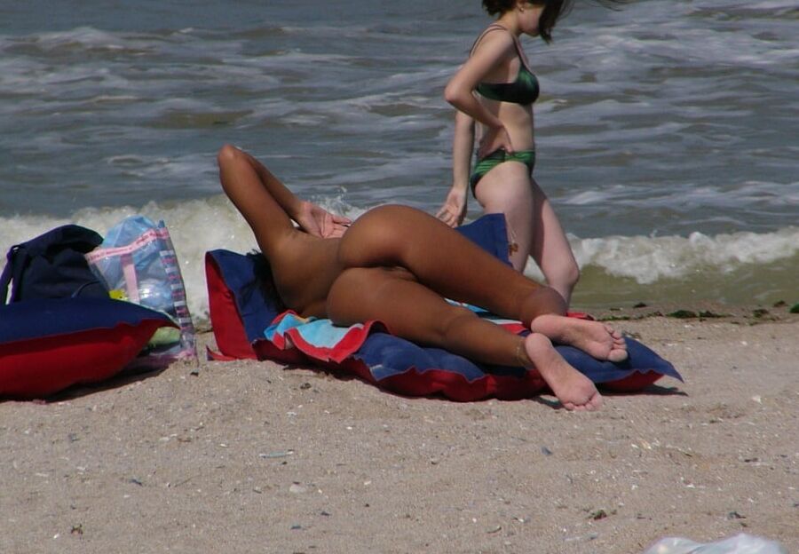 Brune a la plage II
