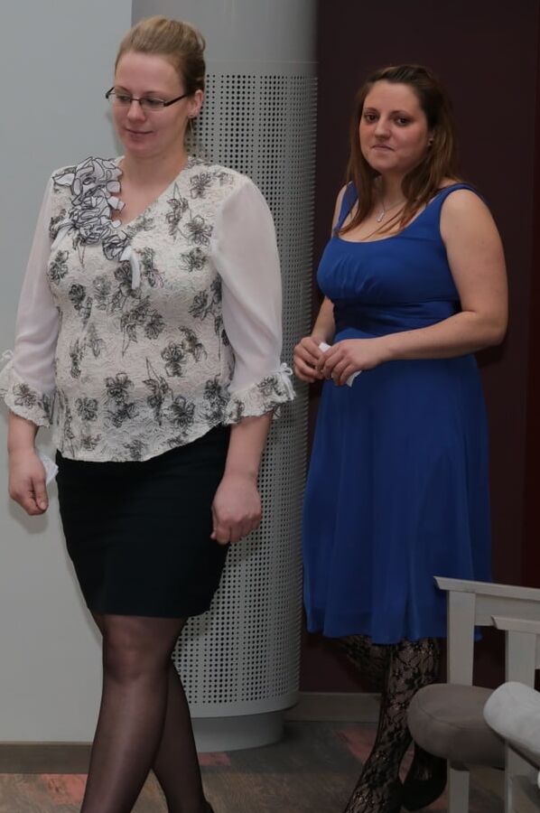 Graduation Girls in Pantyhose