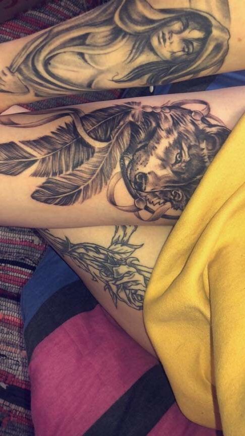 Sexy tattoo Belfast girl