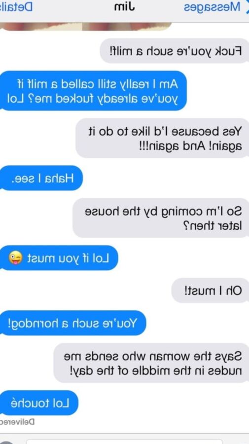 Text wrong message