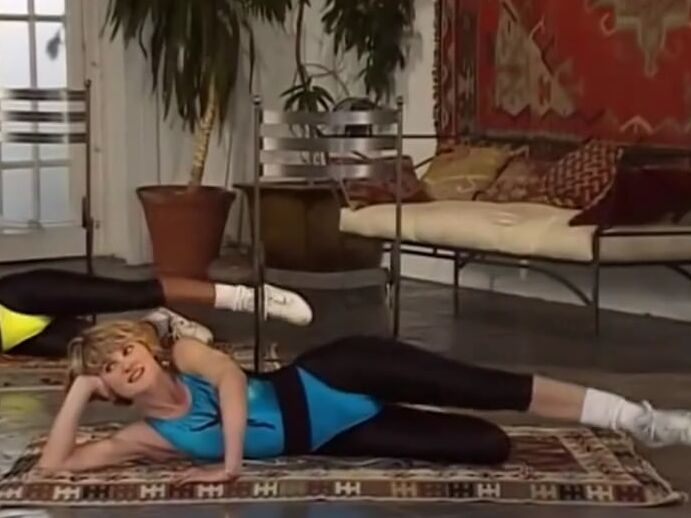 Anthea Turner, British Celebrity, Leotard, Non Nude