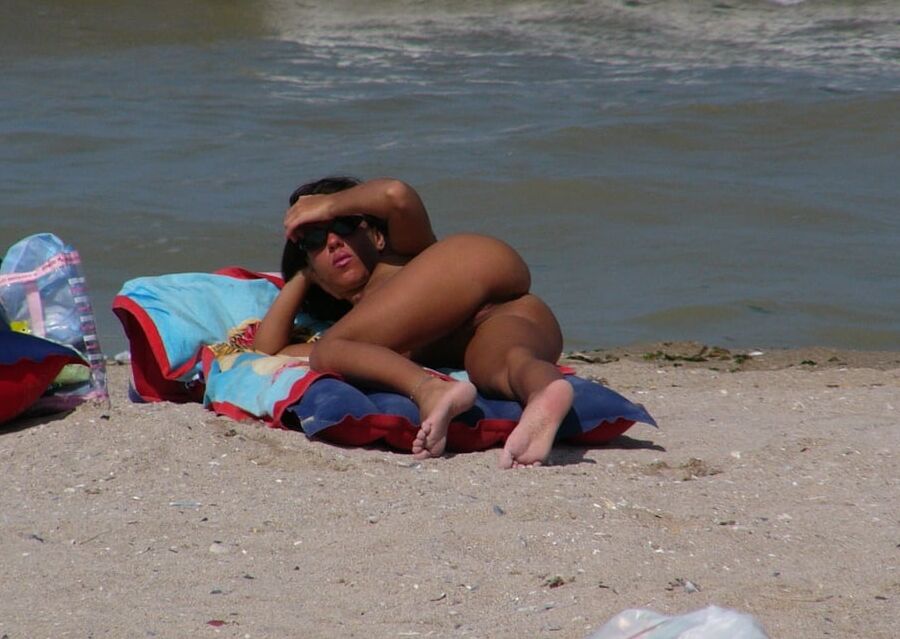 Brune a la plage II