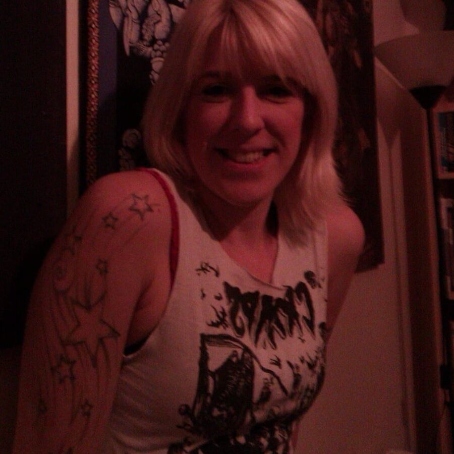 Sexy Tattooed Blonde something from Wymondham, Norfolk