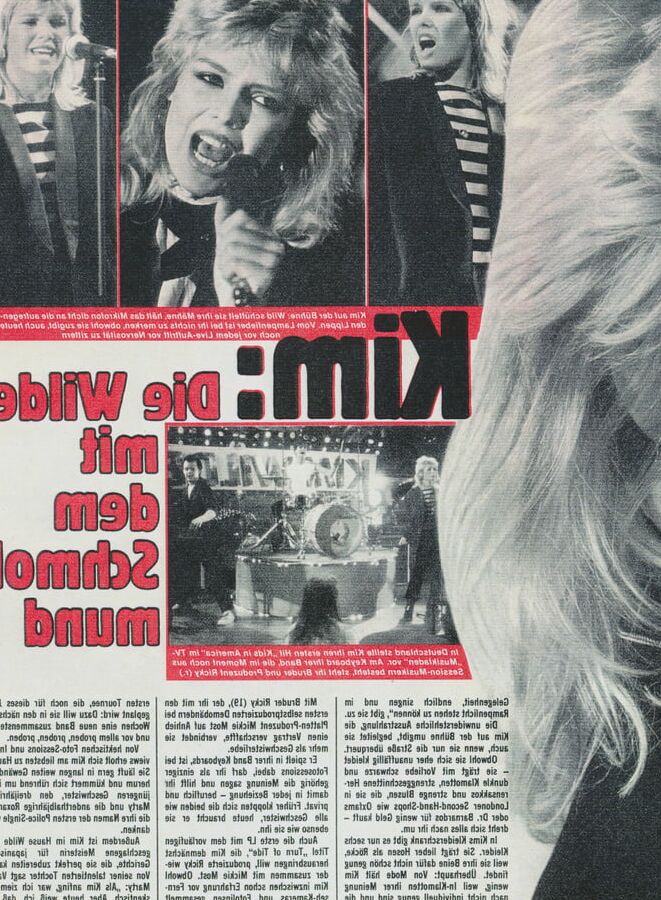 &;s disco style: Kim Wilde