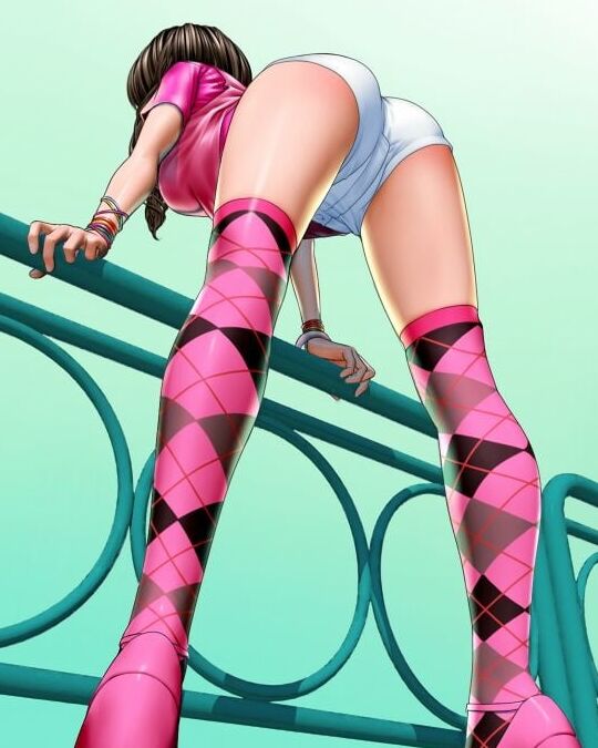 Booty shorts anime girls