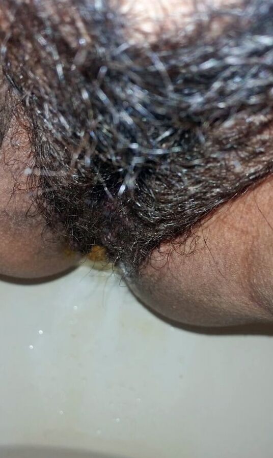 Sexy Latina Tends To Personal Matters And Her Thick Bush