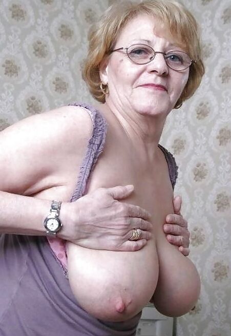 Granny big boobs