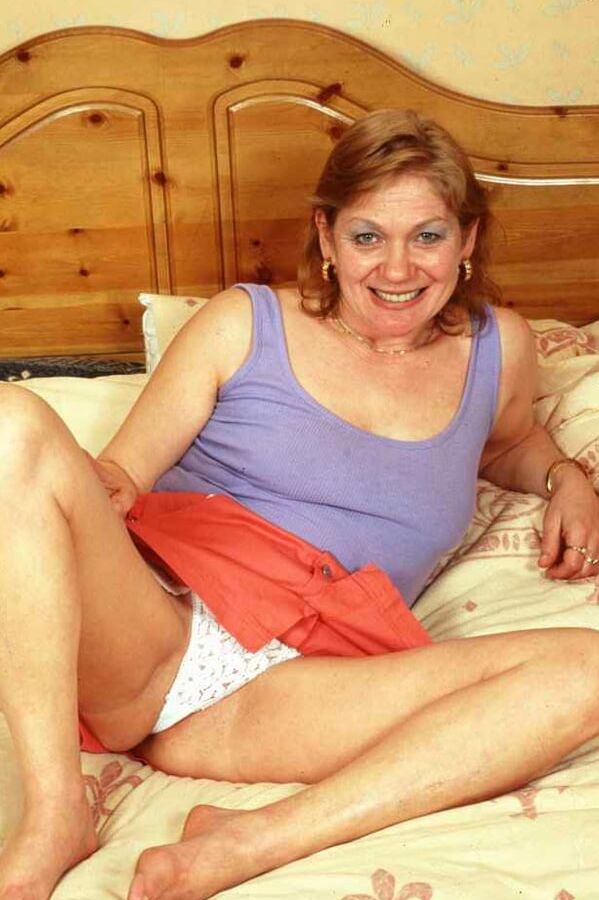 Mature in blue undershirt