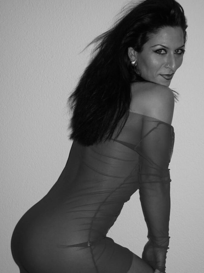 a very fit brunette milf