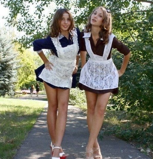 Russian schoolgirls