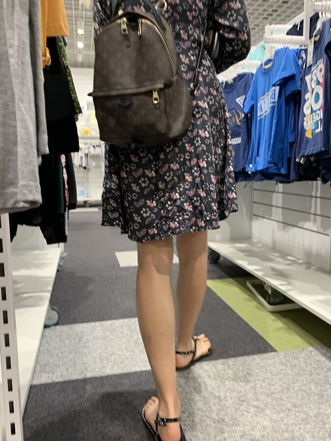 Beauty girl upskirt