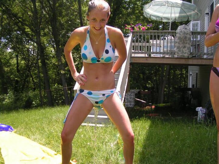 Pee my swim suit