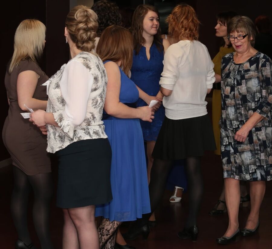 Graduation Girls in Pantyhose