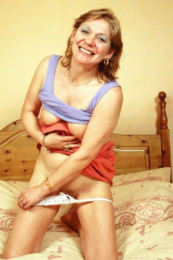 Mature in blue undershirt