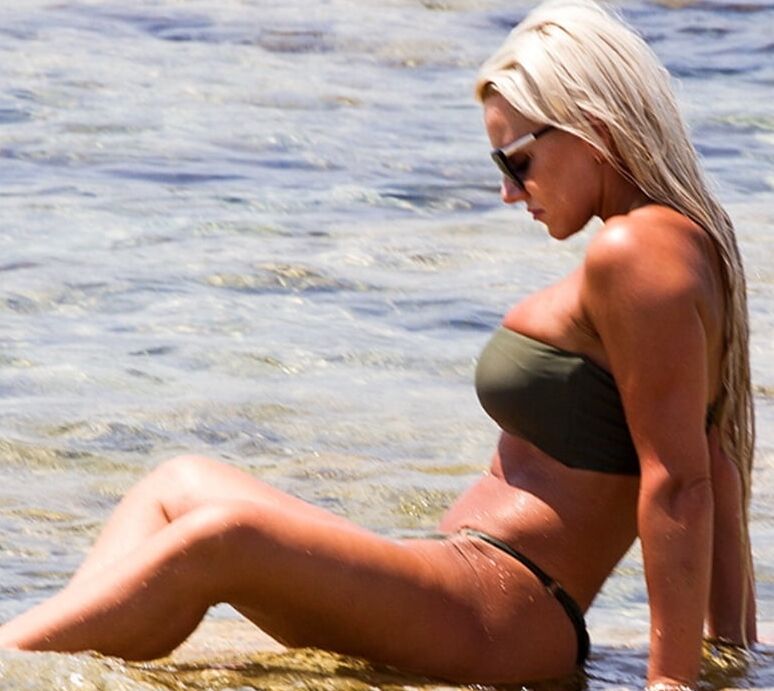 That green bikini