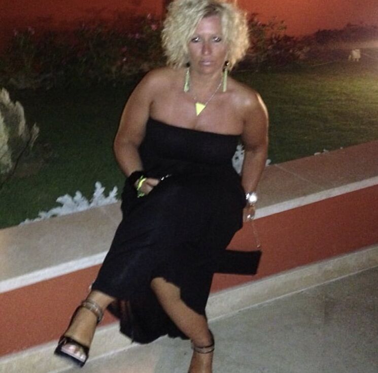 Hot blonde mature Nathalie + from Belgium