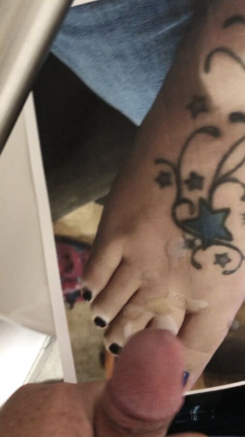 Cum for adram sexy feet.