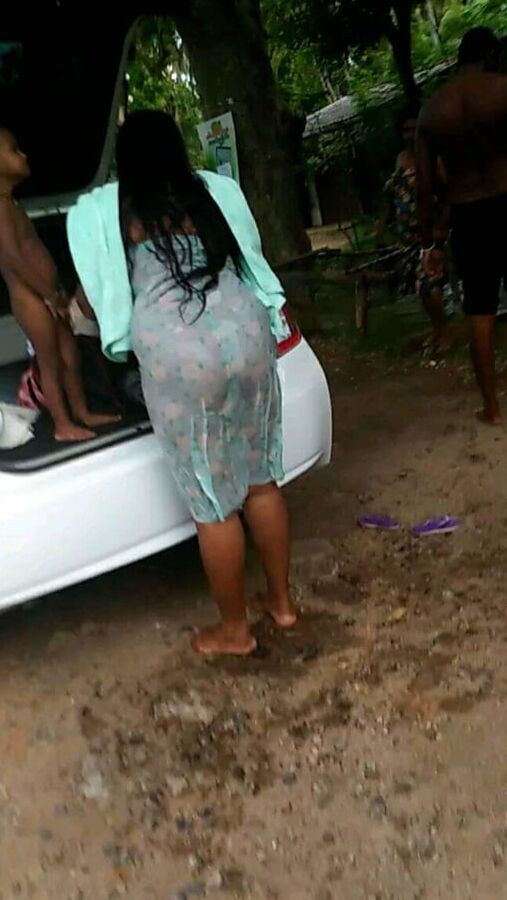 Outdoor exposed wife