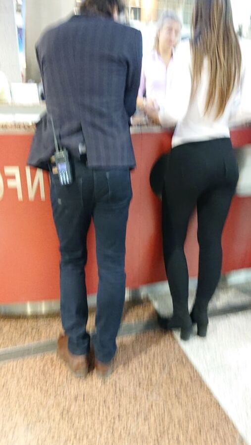 nice lady in pants and nice legs