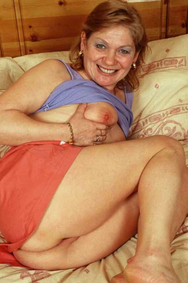 Mature in blue undershirt