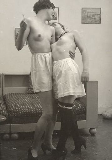 Vintage nudes panties