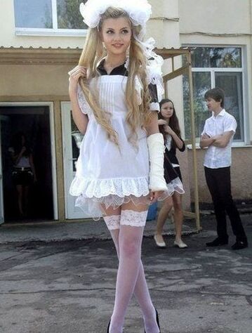 Russian schoolgirls